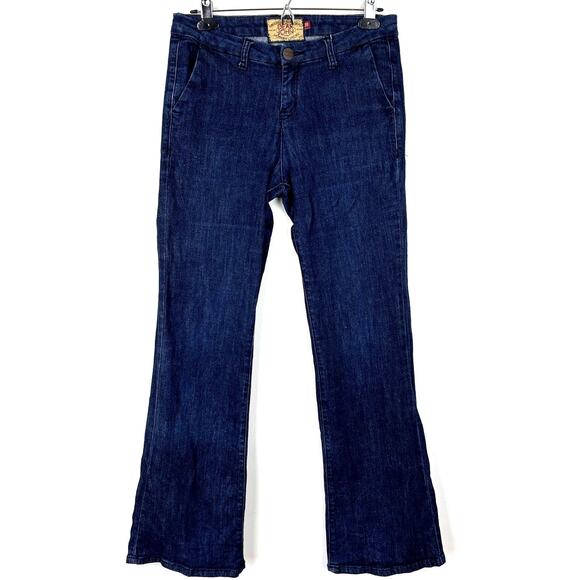 Dear John Dark Wash Boot Cut Jeans 28 midrise - Picture 1 of 7